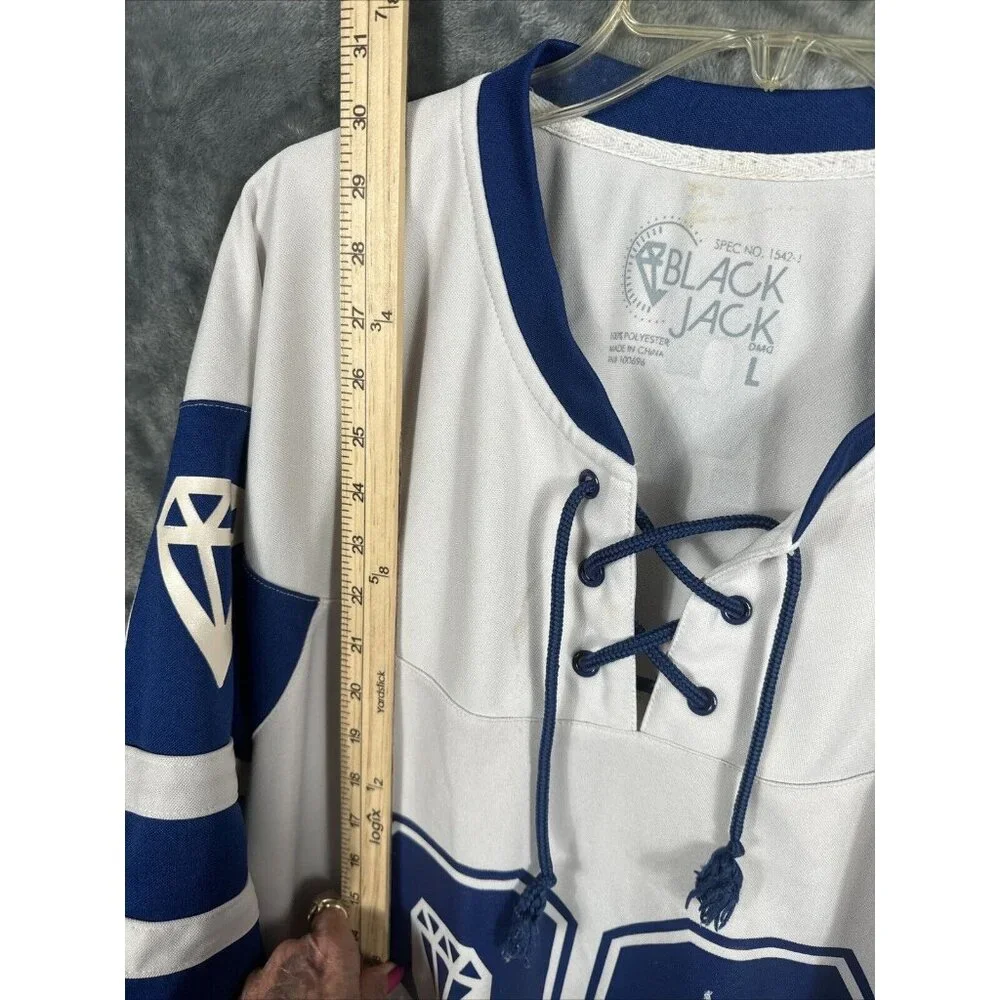 Black Jack Clothing USA Hockey/Baseball Jersey Wayne Gretzky Men’s Large - Picture 11 of 16